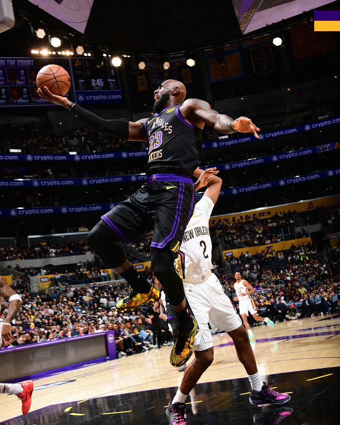 湖人胜鹈鹕取3连胜!看到锡安逐渐平庸,才懂詹姆斯真的被低估了